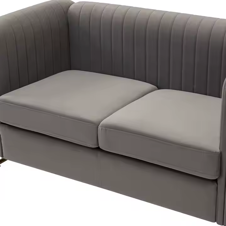 2-Seater Fabric Sofa Set Filled with Sponge Upholstered with Comfortable Material Sofa Set - Image 6